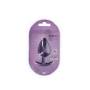 OUCH! SMOOTH SILICONE ANAL PLUG LARGE 3,5 /8,9 CM METALLIC PURPLE