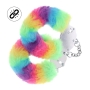 OUCH! HEAVY-DUTY FLUFFY HANDCUFFS MULTICOLOR 1
