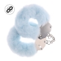 OUCH! HEAVY-DUTY FLUFFY HANDCUFFS POWDER BLUE