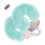 OUCH! HEAVY-DUTY FLUFFY HANDCUFFS POWDER GREEN