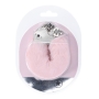 MENOTTES EN PELUCHE HEAVY-DUTY FLUFFY POWDER ROSE OUCH!