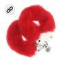 MENOTTES EN PELUCHE HEAVY-DUTY FLUFFY ROUGE OUCH!