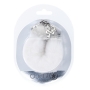 OUCH! HEAVY-DUTY FLUFFY HANDCUFFS WHITE