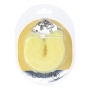 MENOTTES EN PELUCHE HEAVY-DUTY FLUFFY JAUNE OUCH!