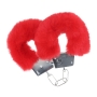 MENOTTES EN PELUCHE CLASSIC FLUFFY ROUGE OUCH!