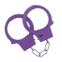 OUCH! CLASSIC METAL HANDCUFFS PURPLE