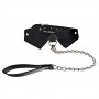 OUCH! EXCLUSIVE COLLAR WITH LEASH BLACK