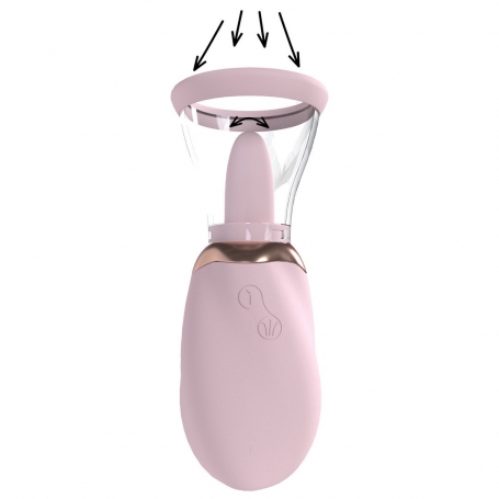 POMPE RÉCHARGEABLE POUR LA VULVE ET LE SEIN BOOST ROSE PUMPED