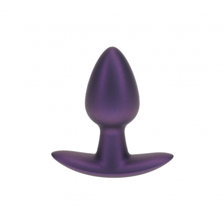 OUCH! SMOOTH SILICONE ANAL PLUG SMALL 2.6 / 6,5 CM METALLIC PURPLE
