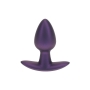 OUCH! SMOOTH SILICONE ANAL PLUG SMALL 2.6 / 6,5 CM METALLIC PURPLE