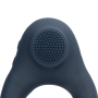 ANNEAU VIBRANT AVEC STIMULATION CLITORIDIENNE BLEU INDIGO LOVELINE