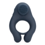 ANNEAU VIBRANT AVEC STIMULATION CLITORIDIENNE BLEU INDIGO LOVELINE