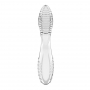 SATISFYER DAZZLING CRYSTAL 2 GLASS DILDO CLEAR