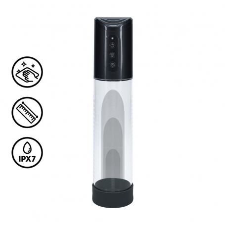 POMPE RECHARGEABLE POUR LE PÉNIS HYPERPUMP GUN METAL PUMPED