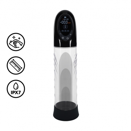BOMBA AUTOMÁTICA PARA EL PENE CYBERPULSE NEGRA PUMPED 