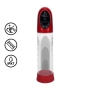 BOMBA AUTOMÁTICA PARA O PÉNIS CYBERPULSE METALLIC RED PUMPED 