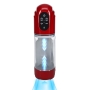 PUMPED TECHNOTHRUST AUTOMATIC WATERPROOF MASTURBATOR PUMP METALLIC RED