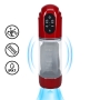 BOMBA MASTURBADORA AUTOMÁTICA TECHNOTHRUST METALLIC RED PUMPED 