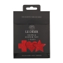 ENSEMBLE DE 3 CACHES-TÉTONS CROSS STAR HEART ROUGE LE DÉSIR 