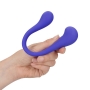 LOVELINE DUAL-ENDED BENDABLE VIBE WITH REMOTE CONTROL PURPLE