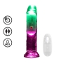 VIBRATEUR AVEC LED ET TÉLÉCOMMANDE LED VIBRATING STRAIGHT COCK 6 /15 CM REALROCK