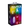 VIBRATEUR AVEC LED ET TÉLÉCOMMANDE LED VIBRATING STRAIGHT COCK 6 /15 CM REALROCK