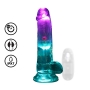 REALROCK LED VIBRATING STRAIGHT COCK WITH BALLS 6 /15 CM 