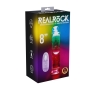 VIBRATEUR AVEC LED ET TÉLÉCOMMANDE LED VIBRATING STRAIGHT COCK 8 /20 CM REALROCK