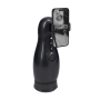 MASTURBADOR VIBRATÓRIO COM SUCÇÃO E SUPORTE DE TELEFONE VIRTUO GUN METAL PUMPED 