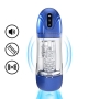 BOMBA DE MASTURBACIÓN CON SUCCIÓN Y VIBRACIÓN SONICPULL MULTIMEDIA ENHANCED METALLIC BLUE PUMPED