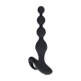 LEVELZ REMOTE CONTROL BEADED VIBRATING ANAL PLUG BLACK 