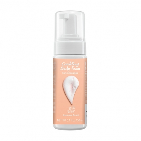 PHARMQUESTS CRACKLING BODY FOAM FOR MASSAGES JASMINE 5.1 FL OZ / 150 ML
