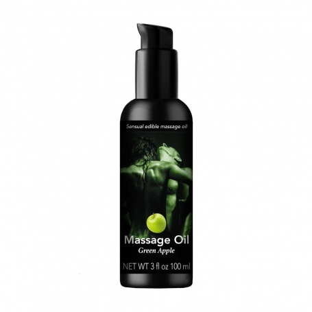 HUILE DE MASSAGE SENSUELLE BISOUABLE GREEN APPLE 3 FL OZ / 100 ML PHARMQUESTS