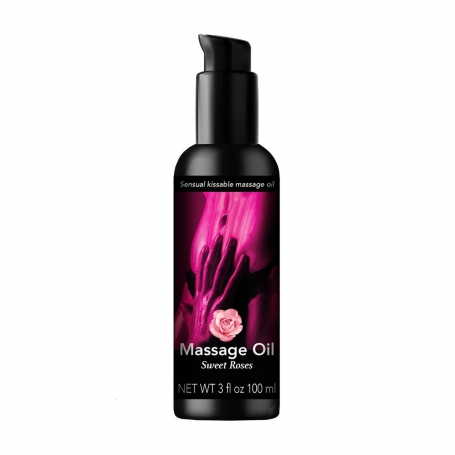 HUILE DE MASSAGE SENSUELLE BISOUABLE SWEET ROSES 3 FL OZ / 100 ML PHARMQUESTS