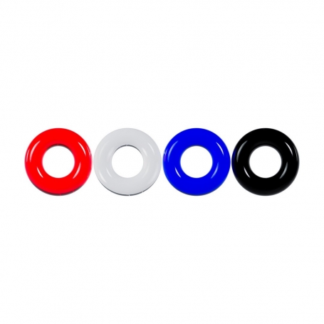 LEVELZ COCKRING SET OF 4 MULTICOLOR 