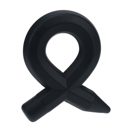 ANNEAU POUR PÉNIS EN SILICONE LIQUIDE PENCIL NOIR LEVELZ 