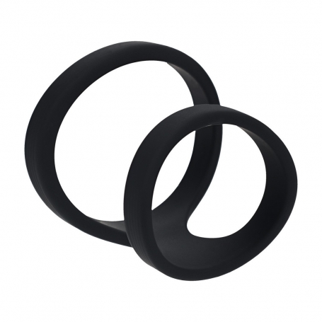 ANNEAU POUR PÉNIS 2 LOOP NOIR LEVELZ