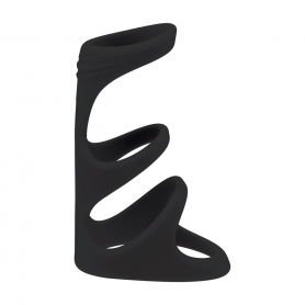 ANNEAU POUR PÉNIS 3 LOOP NOIR LEVELZ 
