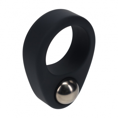 ANEL PARA O PÉNIS EM SILICONE LÍQUIDO COM PESO PRETO LEVELZ 