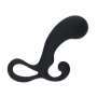 LEVELZ BULB WITH LOOL SILICONE PROSTATE MASSAGER M BLACK 