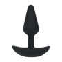 PLUG ANAL CLÁSICO DE SILICONA CON VIBRACIÓN S NEGRO LEVELZ