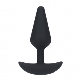 PLUG ANAL CLÁSICO DE SILICONA CON VIBRACIÓN M NEGRO LEVELZ