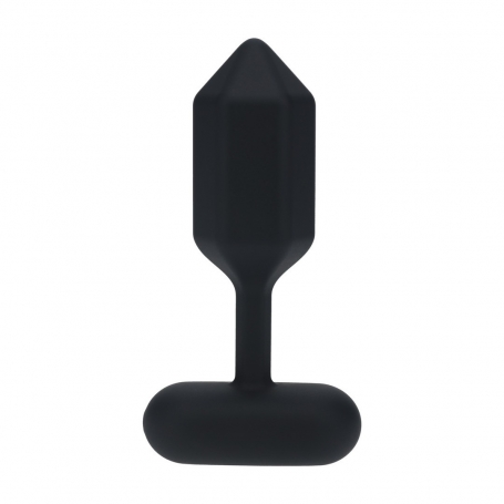 LEVELZ HEXAGONAL VIBRATING SILICONE ANAL PLUG S BLACK 