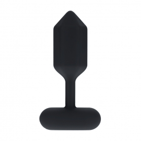 PLUG ANAL DE SILICONA COM VIBRAÇÃO HEXAGONAL M PRETO LEVELZ