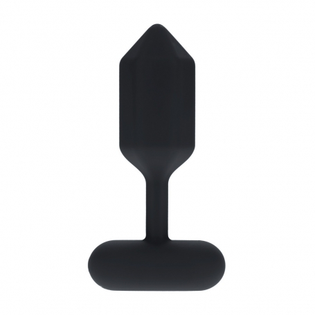 PLUG ANAL DE SILICONA CON VIBRACIÓN HEXAGONAL M NEGRO LEVELZ