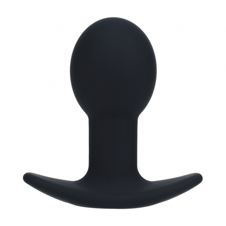 PLUG ANAL DE SILICONA CON VIBRACIÓN SINGLE BULB NEGRO LEVELZ