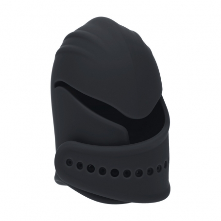 STIMULATEUR DE GLAND RÉGLABLE EN SILICONE AVEC VIBRATION NOIR LEVELZ 