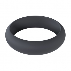 ANILLO PARA EL PENE DE SILICONA WIDE O XXL 55MM NEGRO LEVELZ