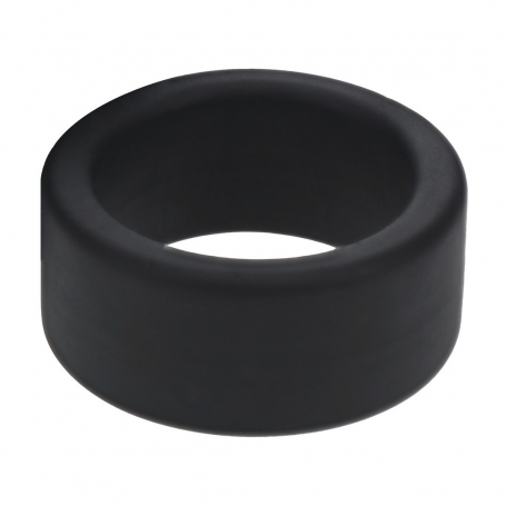 LEVELZ LIQUID SILICONE TESTICLE EXTENDER S 34MM BLACK
