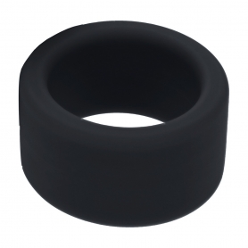 LEVELZ LIQUID SILICONE TESTICLE EXTENDER M 34MM BLACK